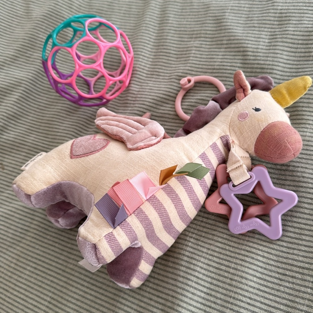 Itzy Ritzy Toy for Stroller or Car Seat
With a Montessori ball - Picture 5 of 5